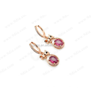 New Model Earrings 14K Rose Gold Earring Wholesale